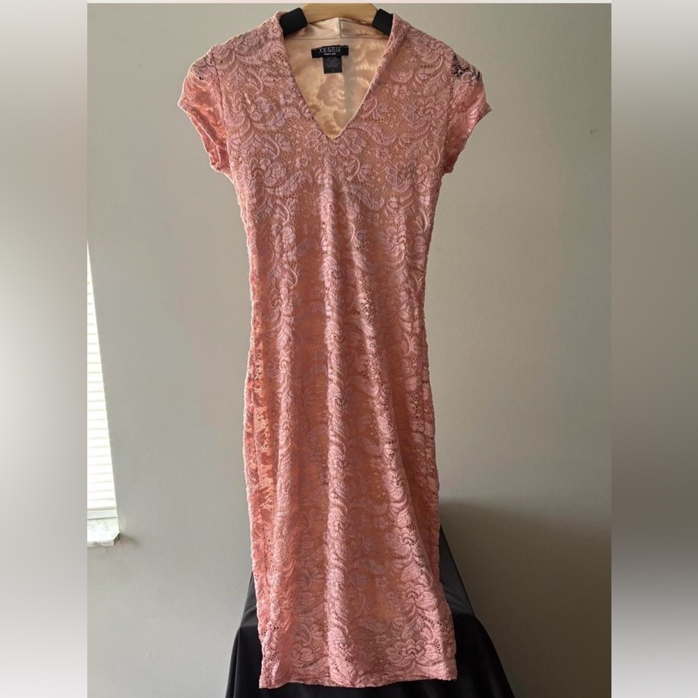 Joe & Elle Pink Lace Dress